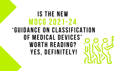 Is the new MDCG 2021-24 “Guidance on Classification of Medical Devices” worth reading? Yes, definitely!